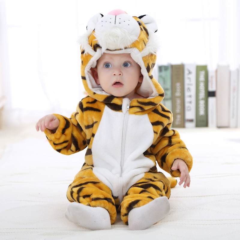 tiger onesie baby